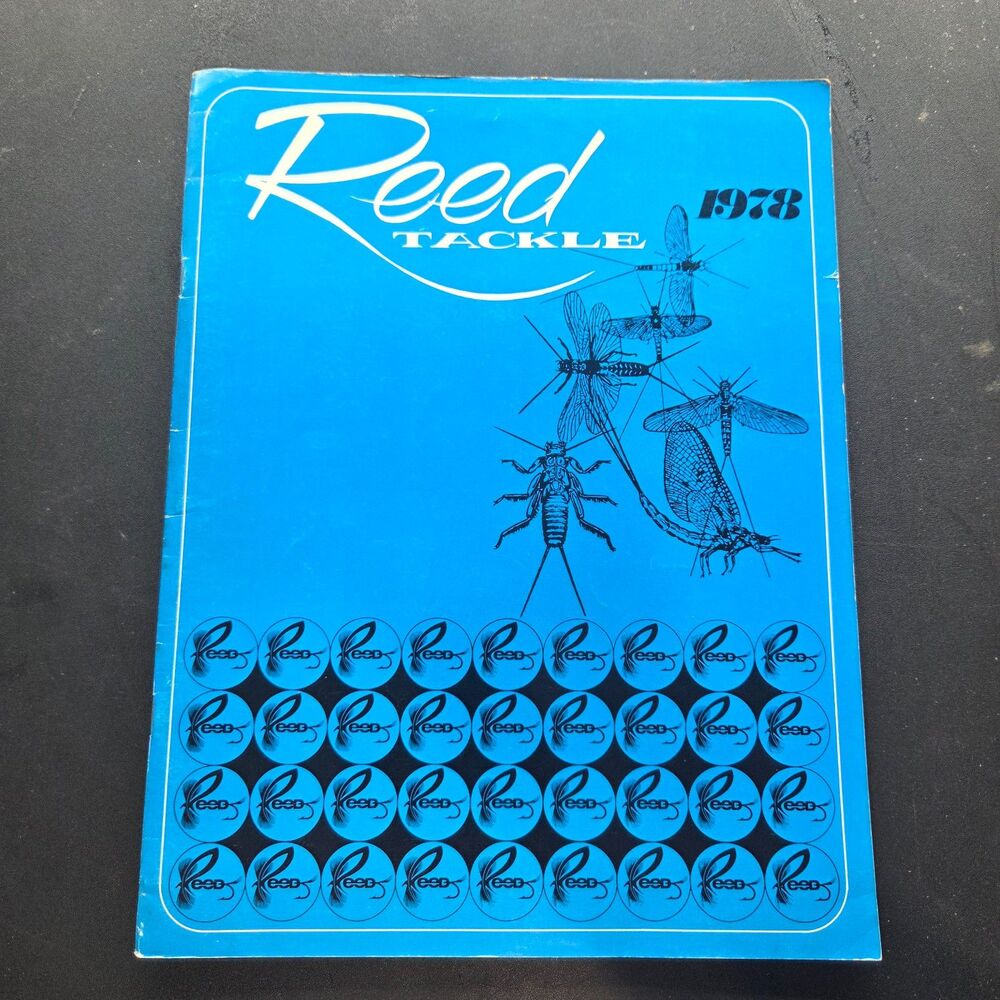 Vintage 1978 Reed Tackle Catalog Fly Fishing Fly Tying Lures Rods New Jersey